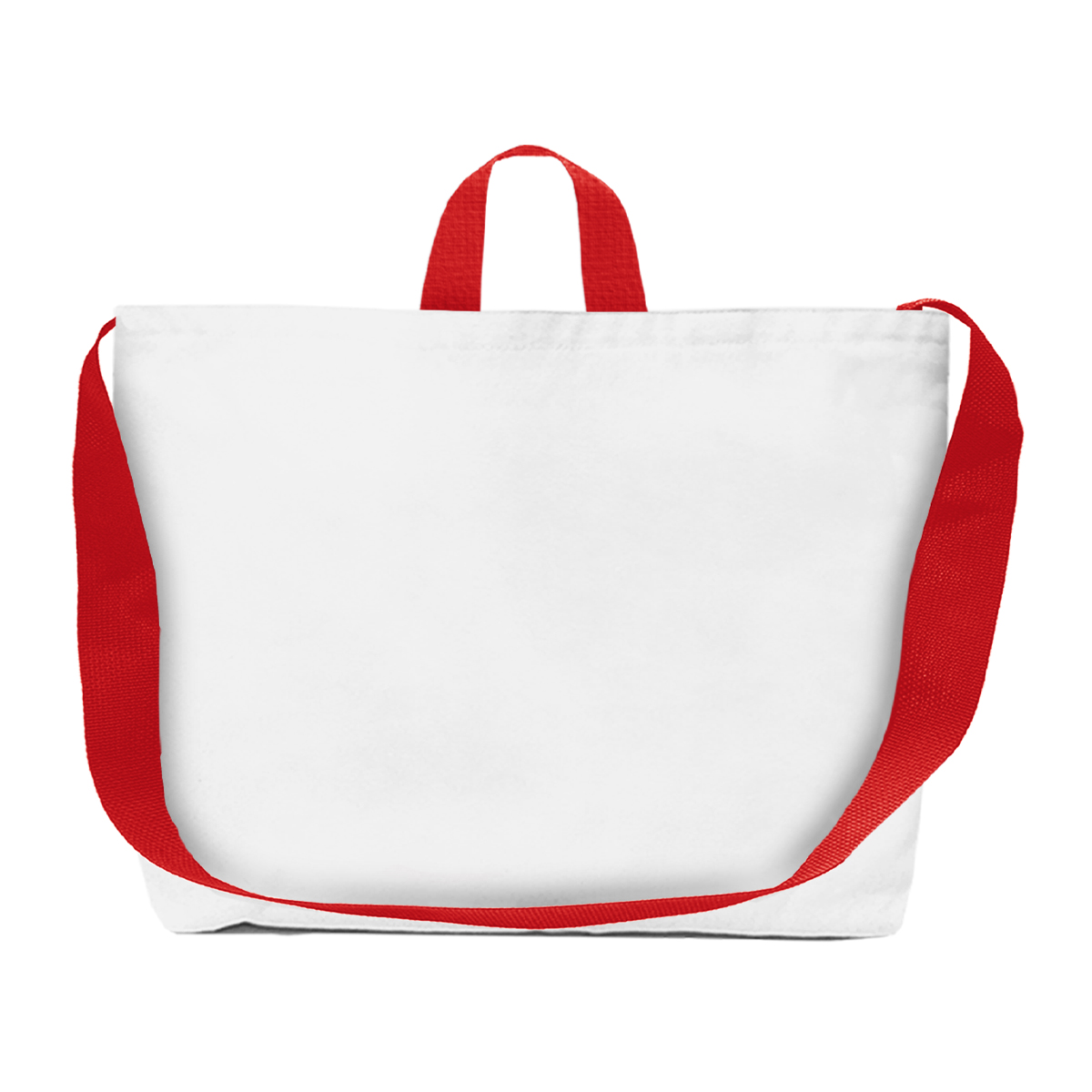 WHITE WITH RED
