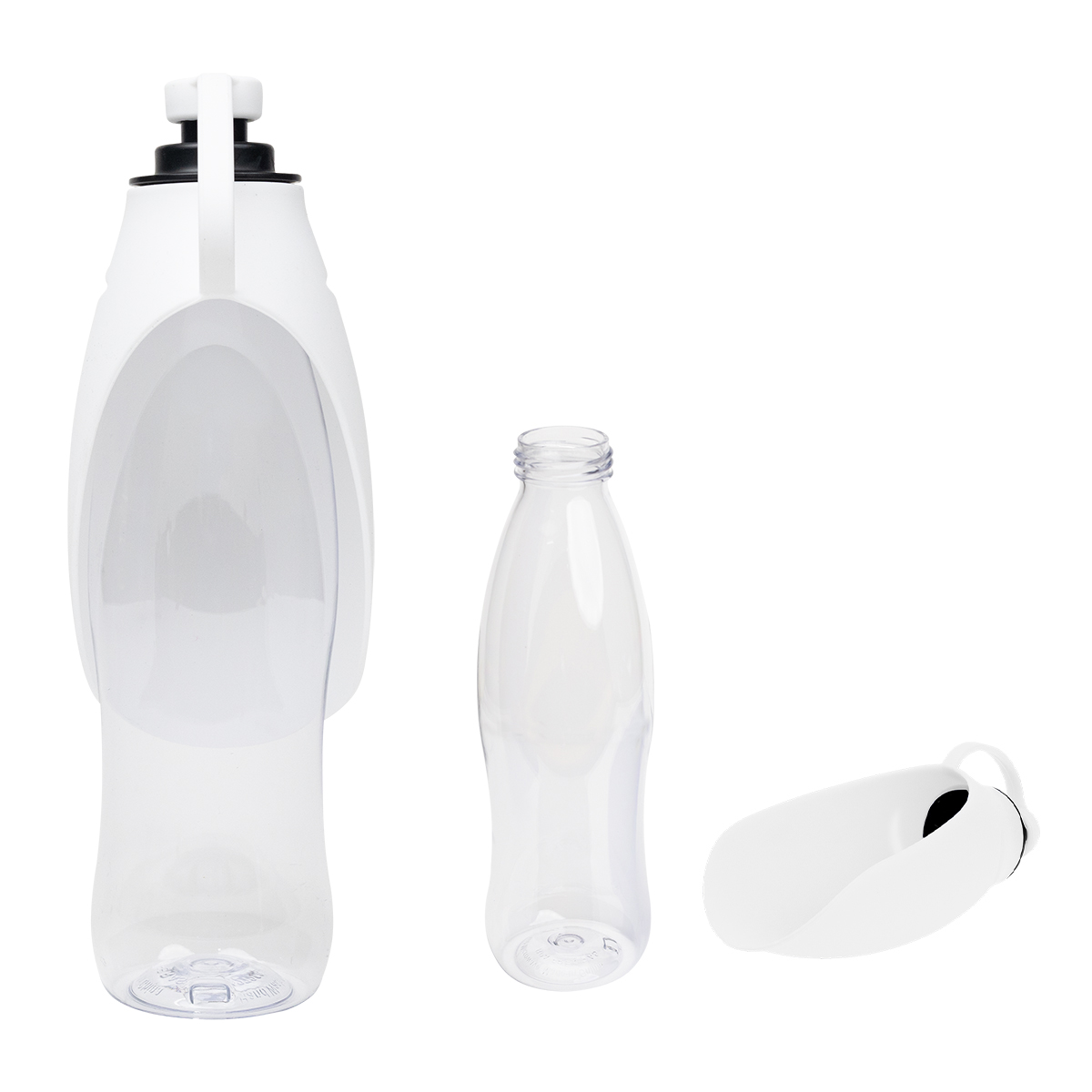 CLEAR WITH WHITE