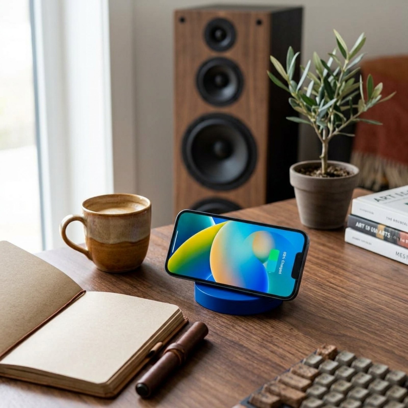 10W Qi Wireless Charging Phone Stand