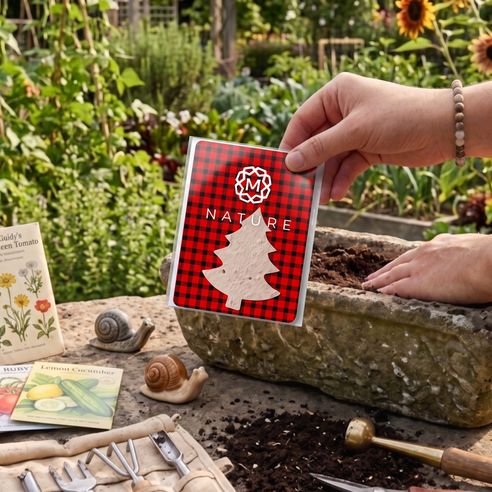 Tree Shaped Plantable Seed Gift Pack