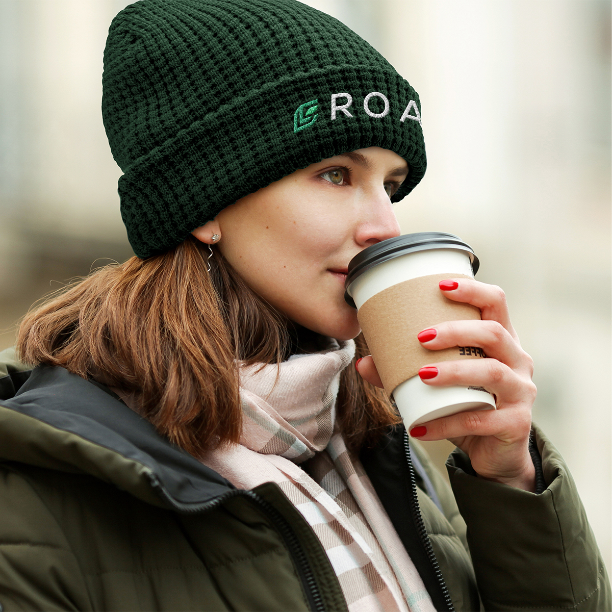 Whistler Waffle Knit rPET Beanie