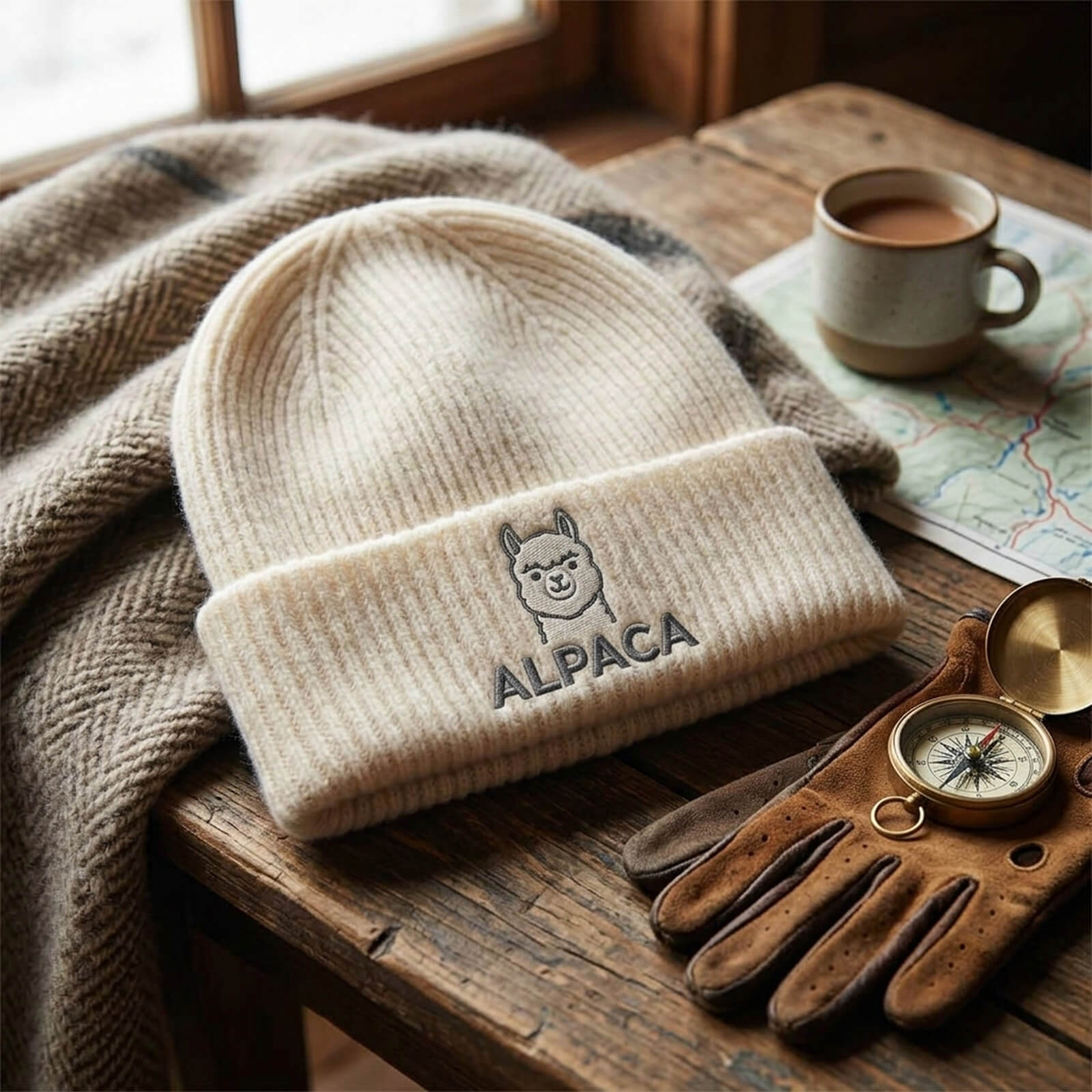 Recycled Polyester Plush Beanie