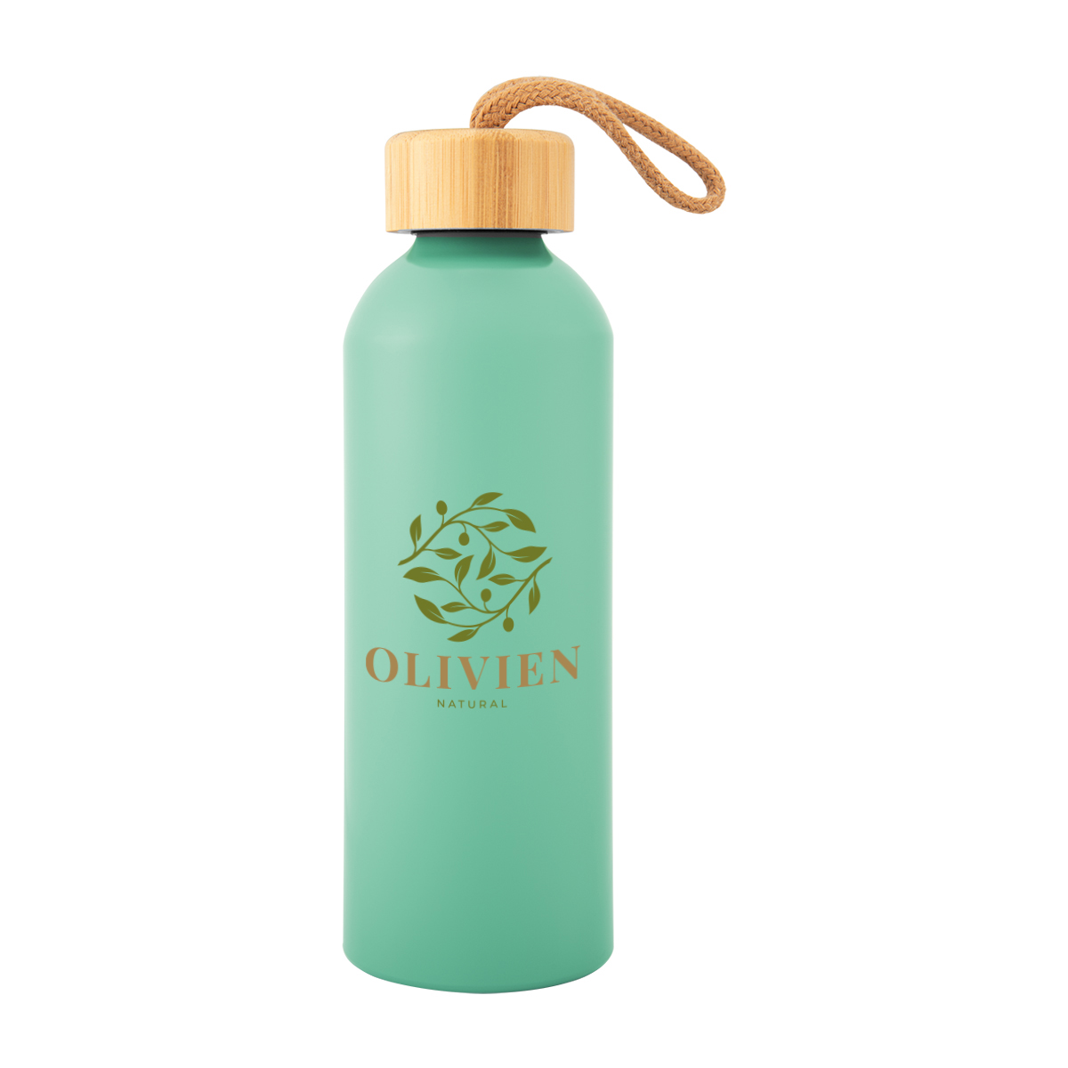 25 Oz. Blaire Recycled Aluminum Bottle With Bamboo Lid