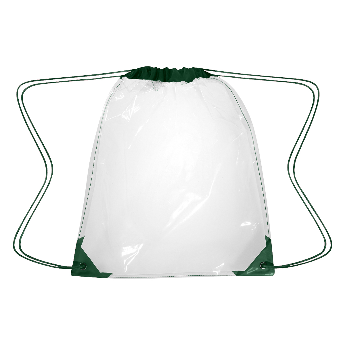 CLEAR WITH FOREST GREEN