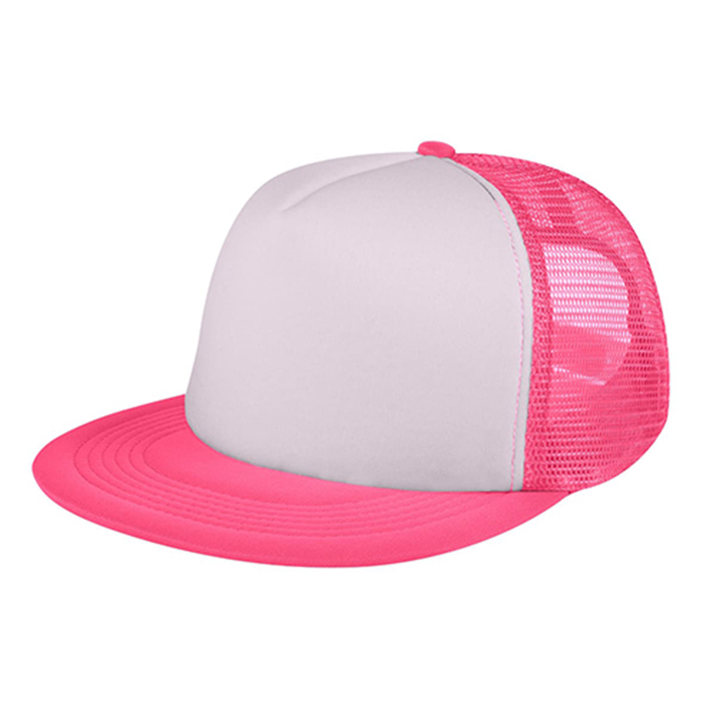 Flat Bill Trucker Cap