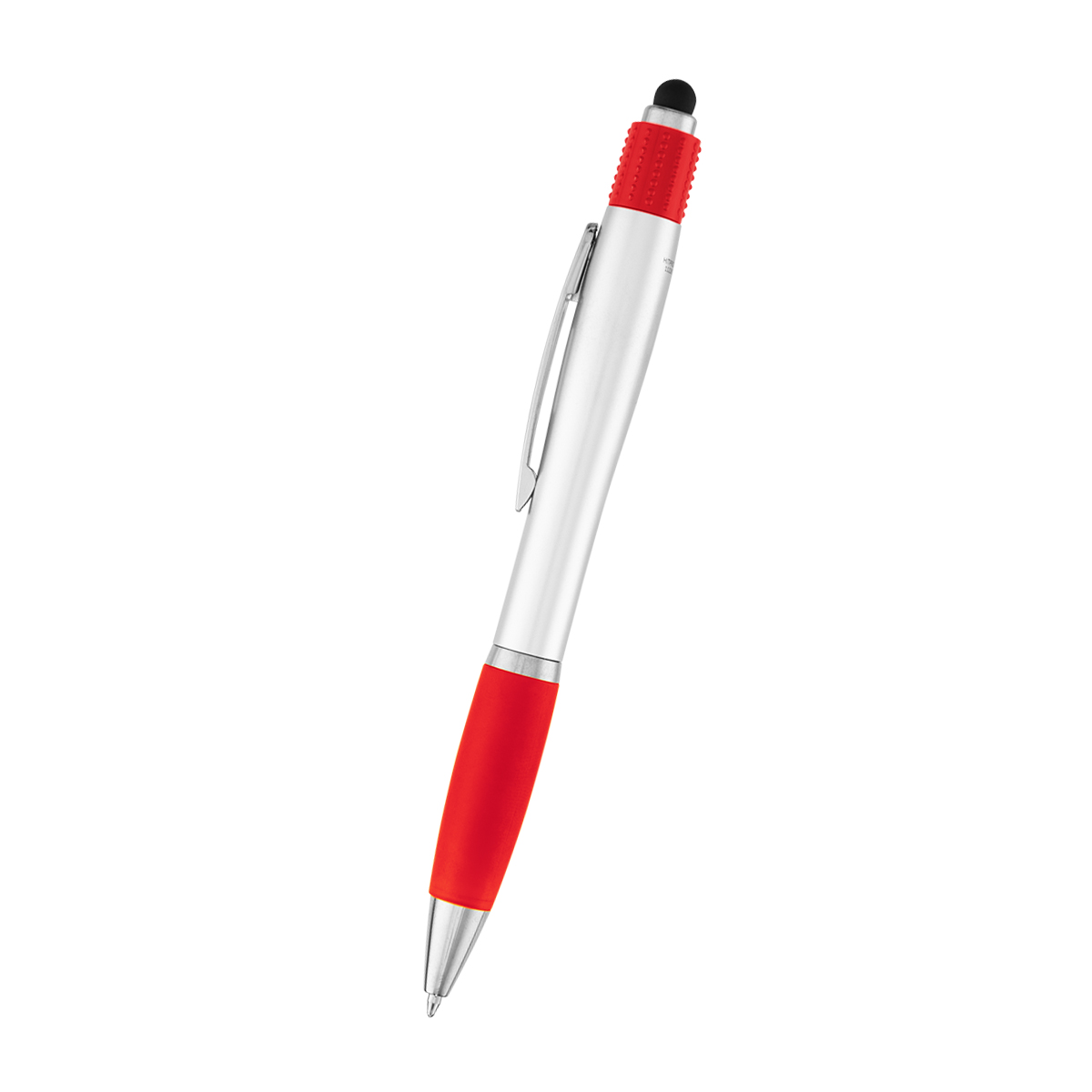 SILVER WITH RED