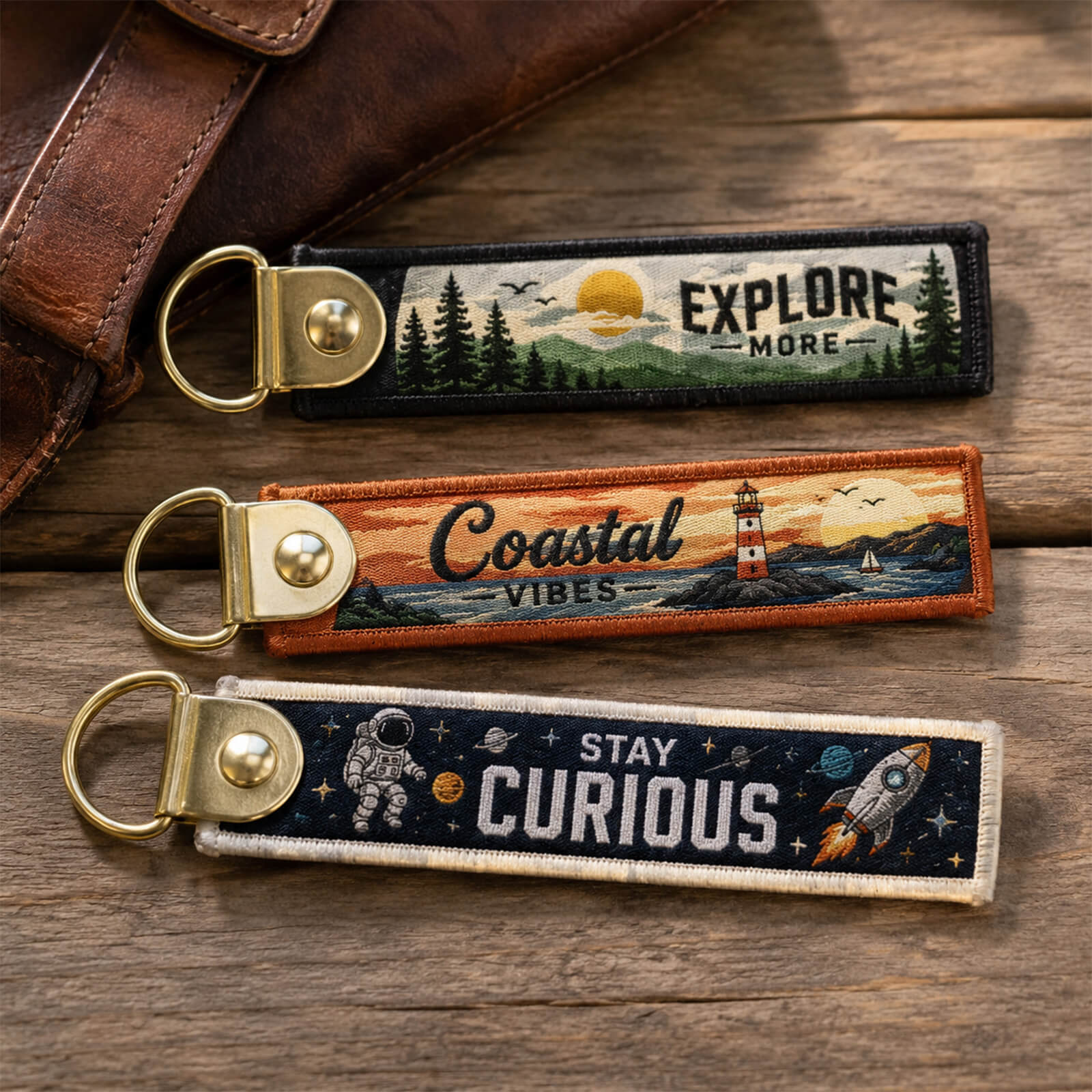 HD Woven Keychain