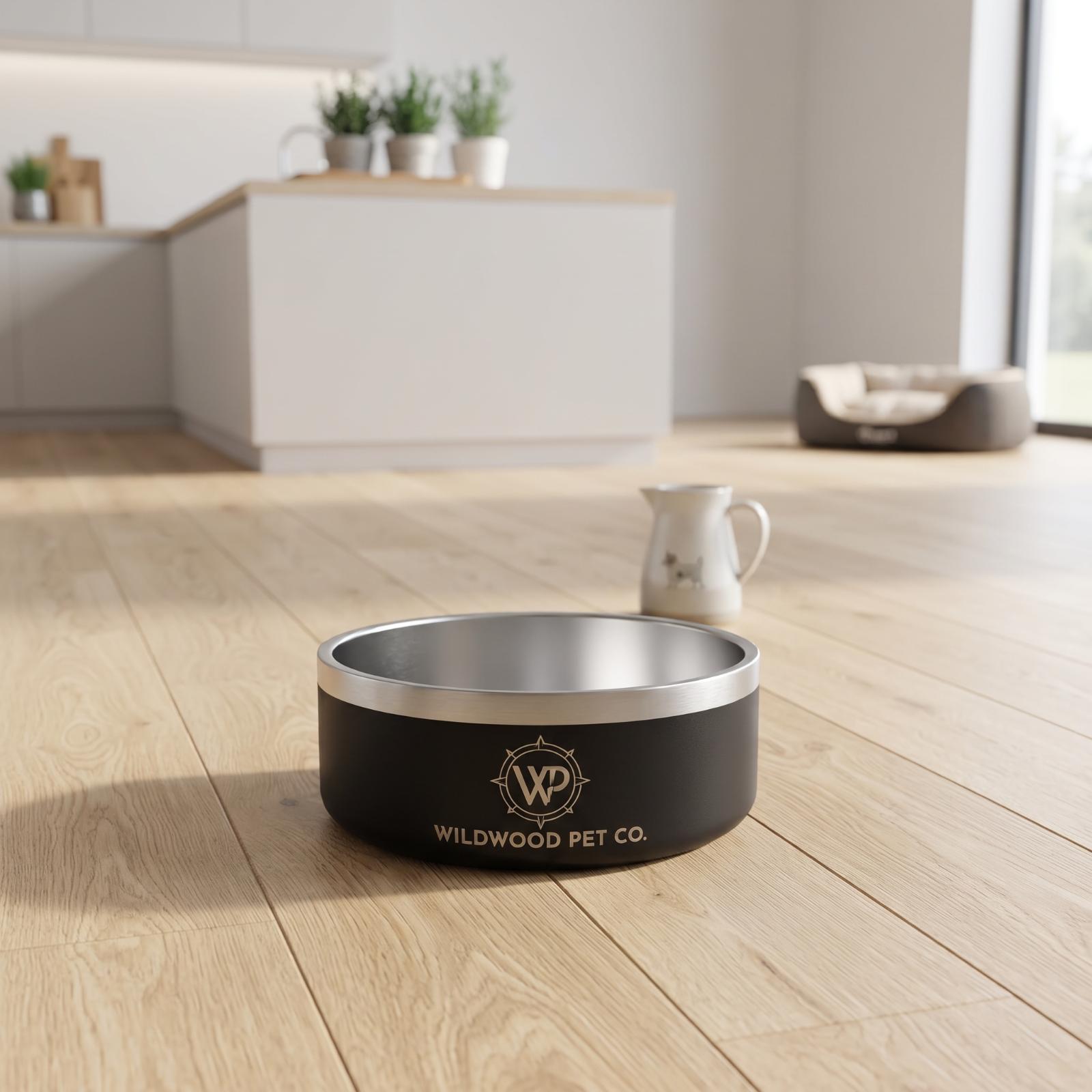 40 Oz. Double-Wall Stainless Steel Pet Bowl