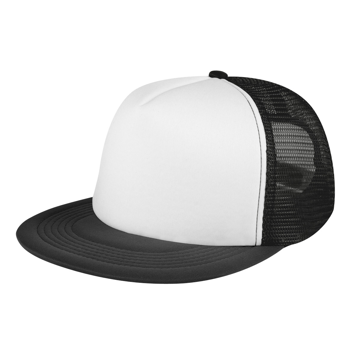 WHITE WITH BLACK