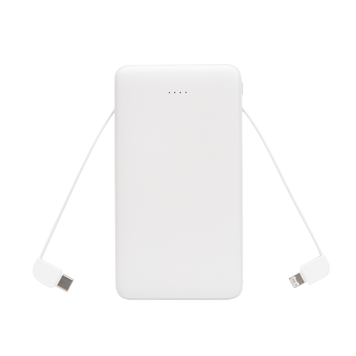 10,000 mAh Power Bank With Integrated Cables