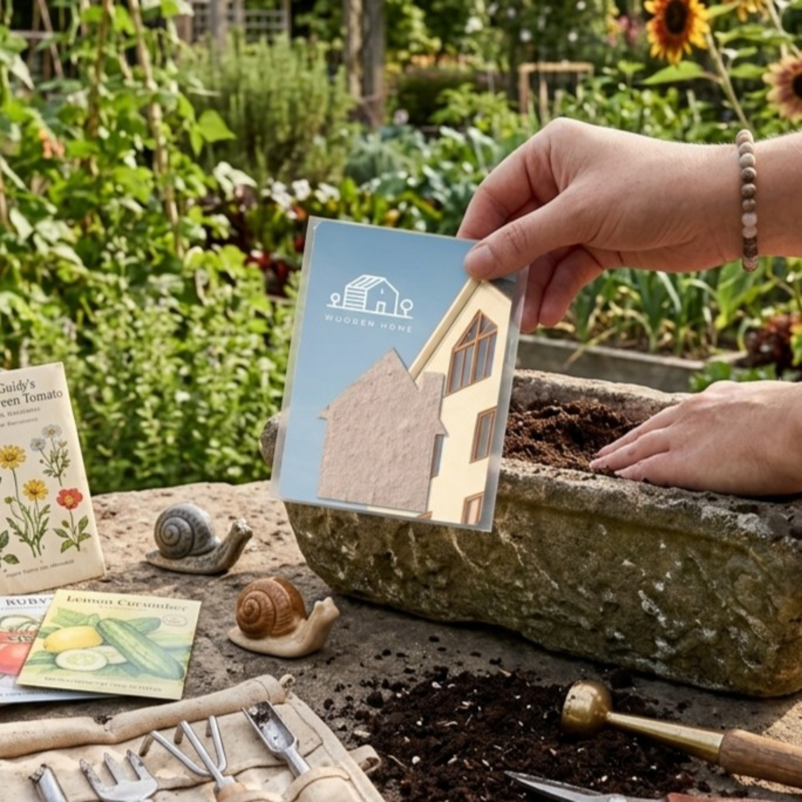 House Shaped Plantable Seed Gift Pack
