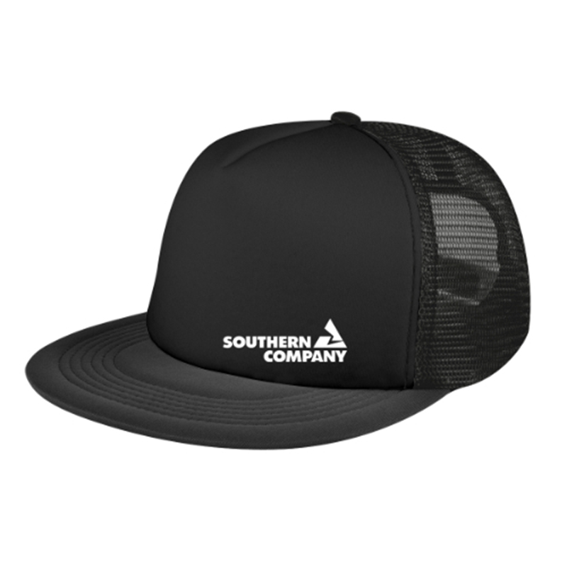 Flat Bill Trucker Cap