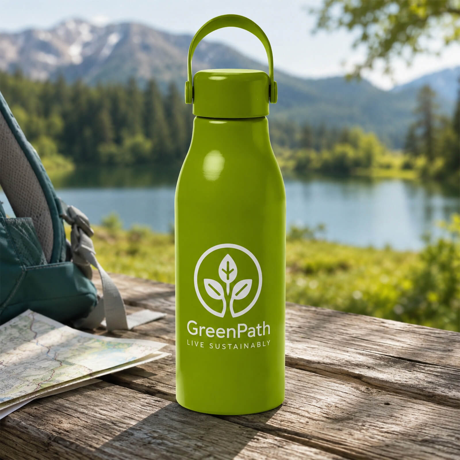 22 oz Recycled Aluminum Water Bottle