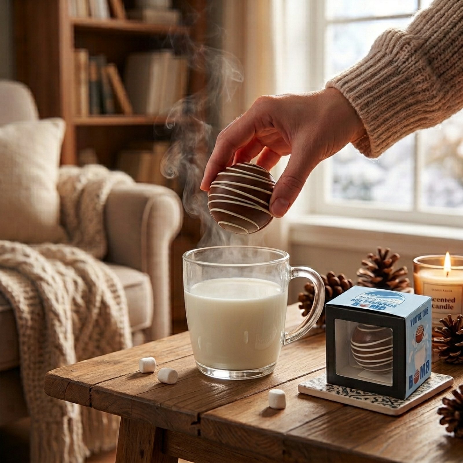 Milk Chocolate Hot Cocoa Bomb