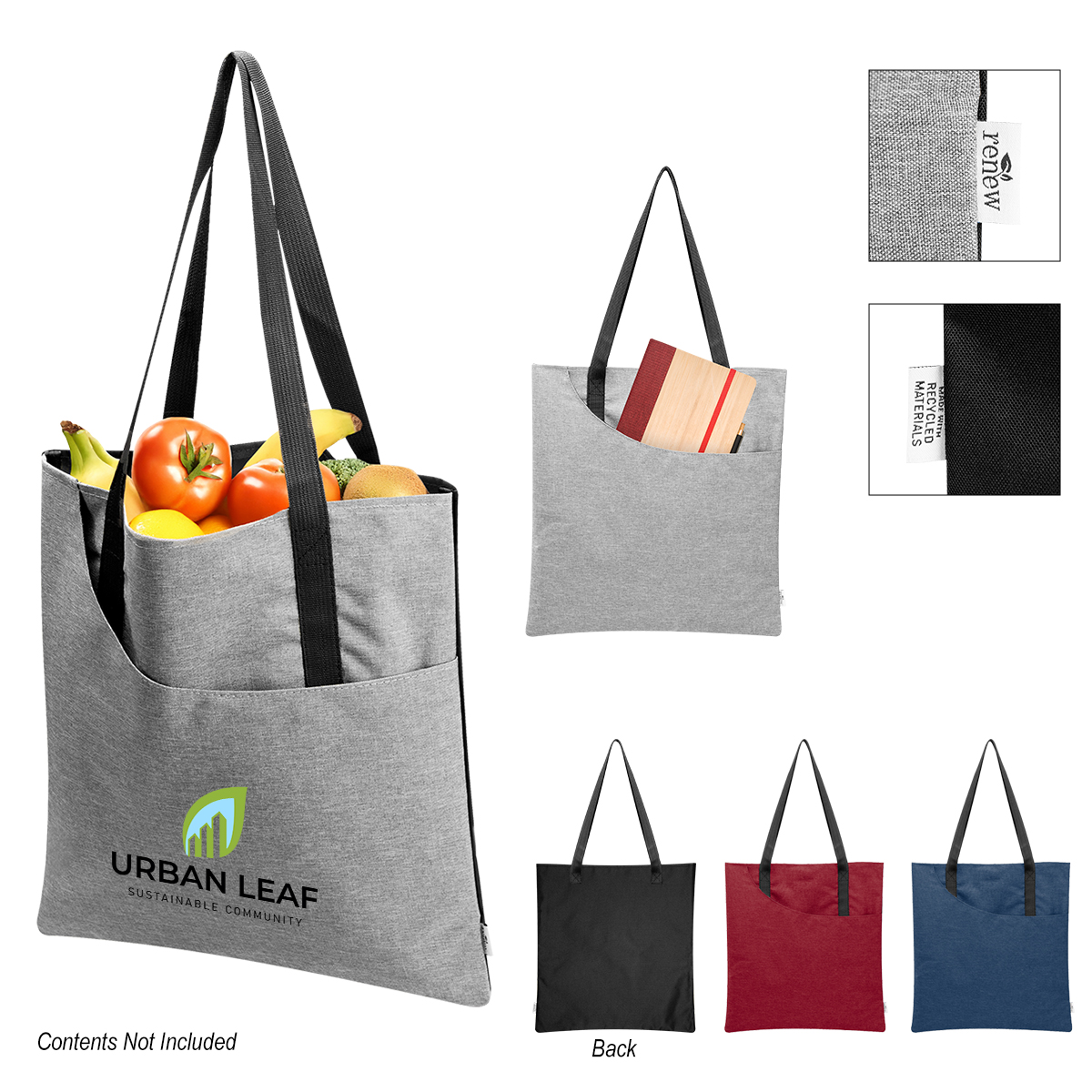 Swoop Heathered rPET Tote Bag