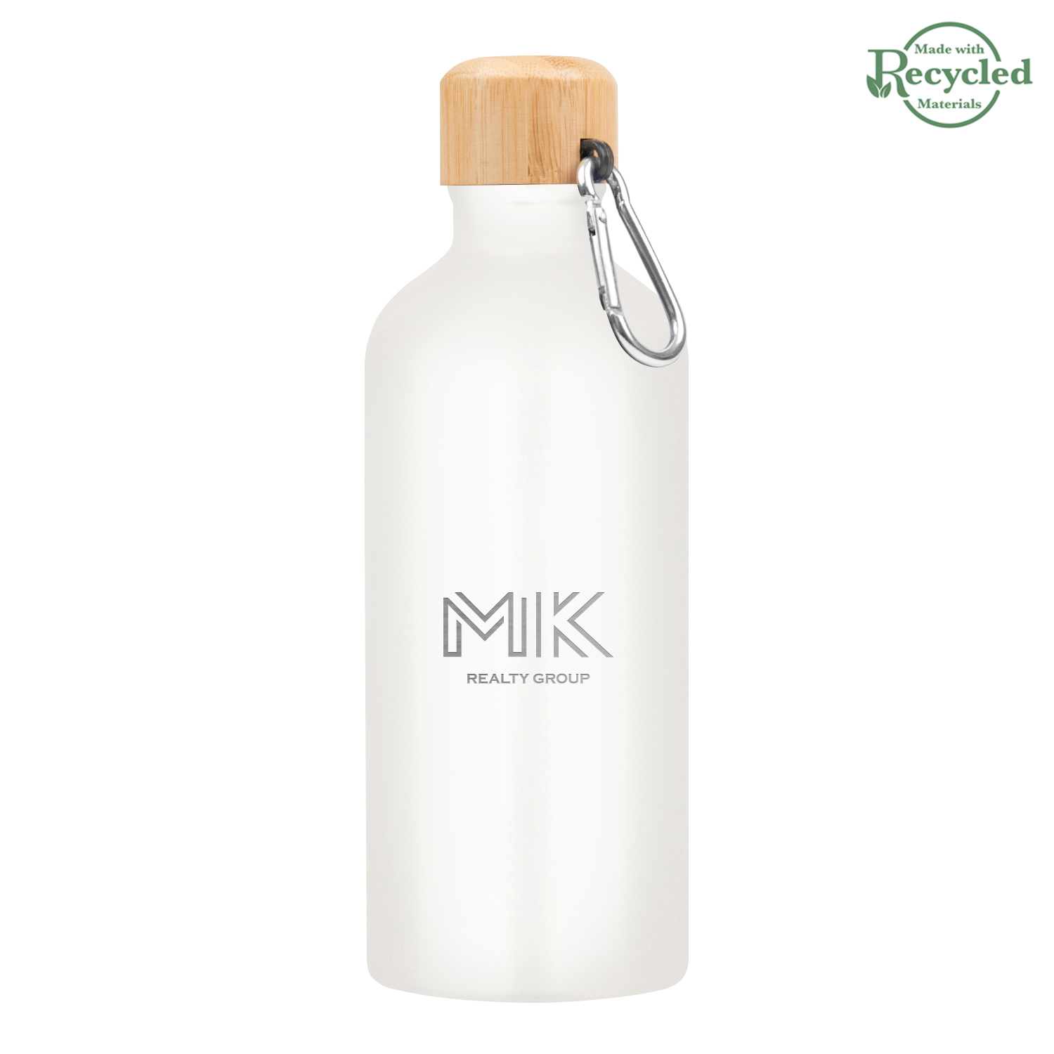 20 Oz. Aluminum Tundra Bike Bottle With Bamboo Lid