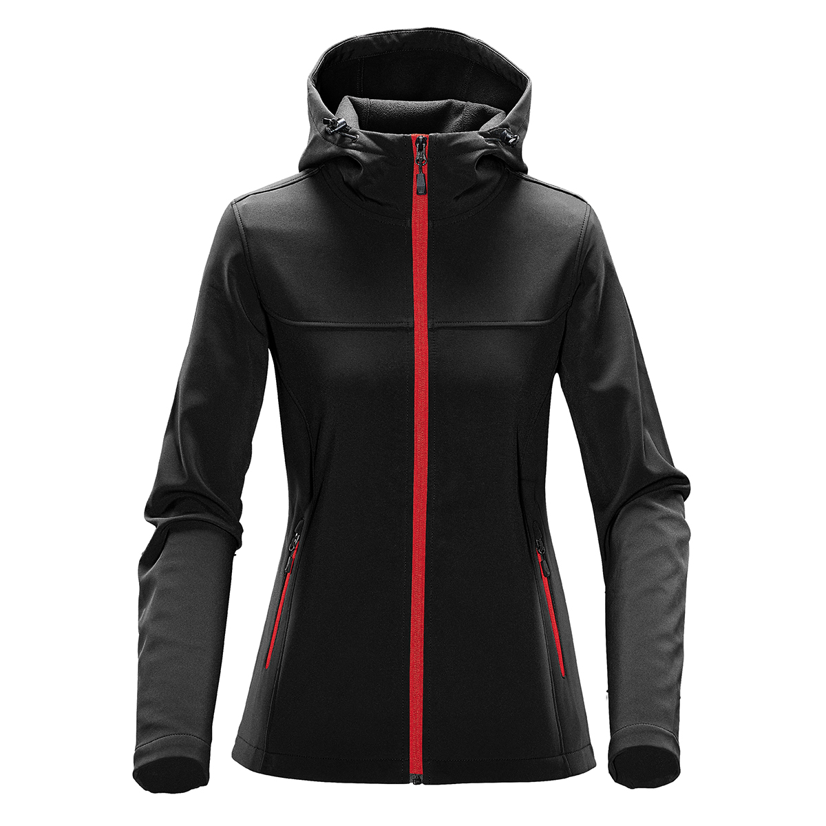 BLACK/BRIGHT RED