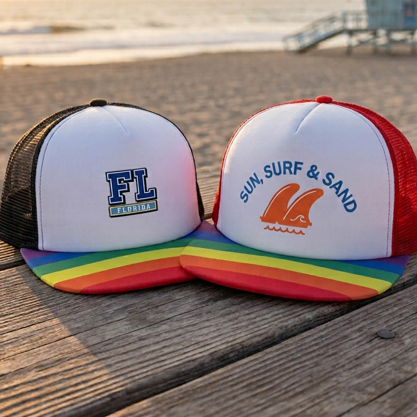 Polyester Foam Mesh Trucker Cap