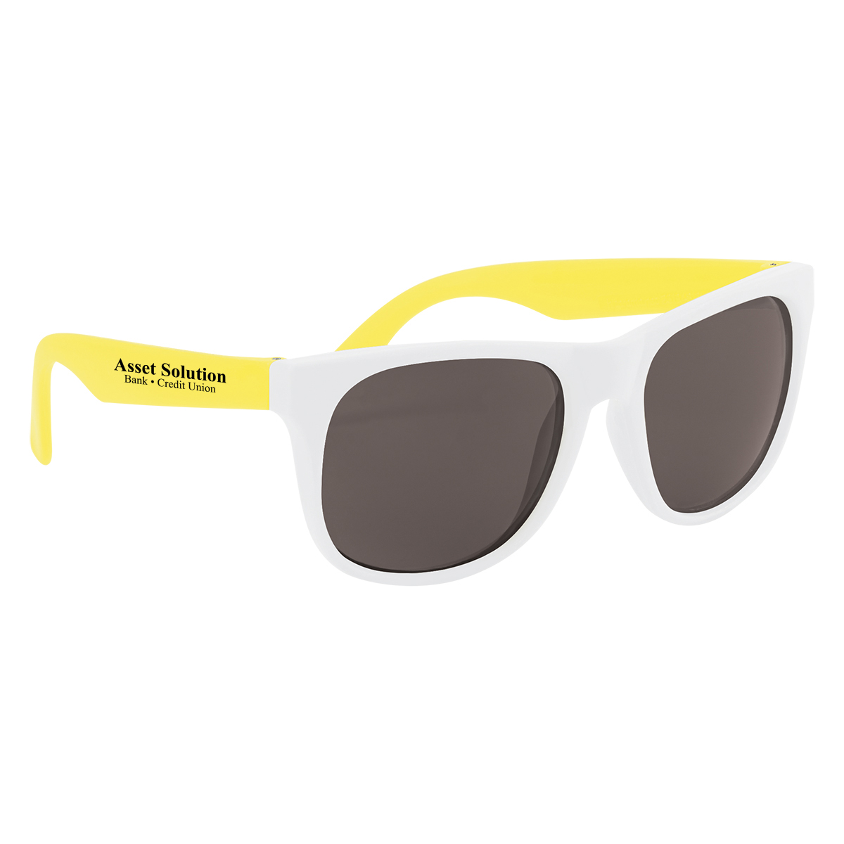WHITE WITH YELLOW