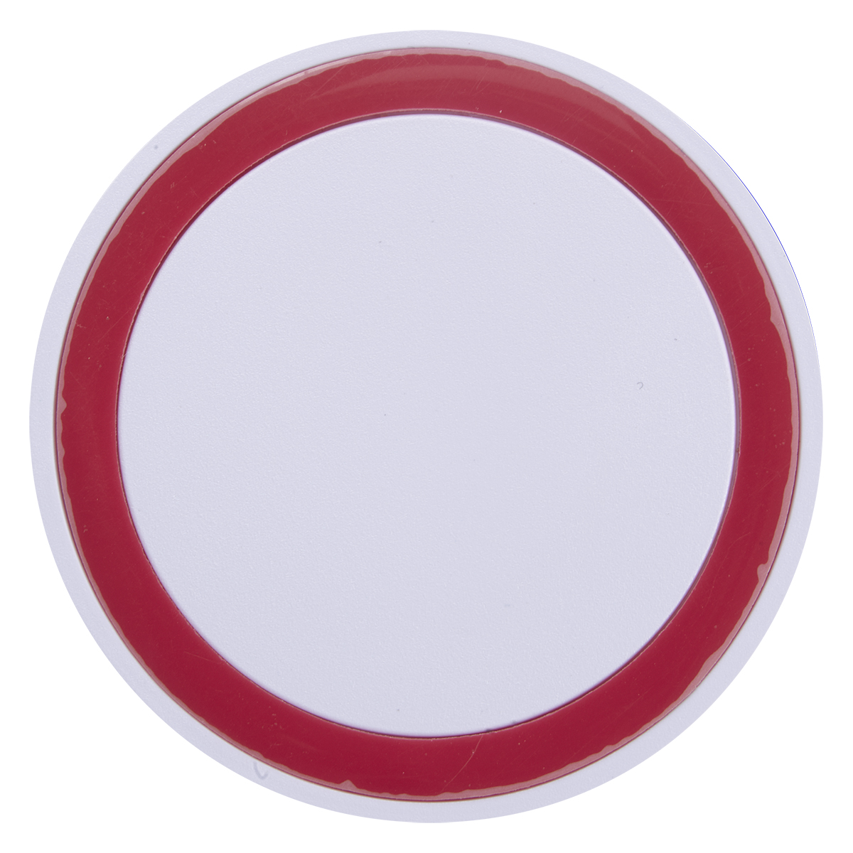 WHITE WITH RED