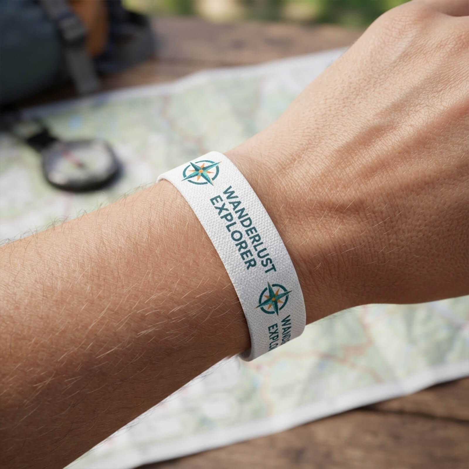 Wristband 7.5" X 1" Stretch Polyester