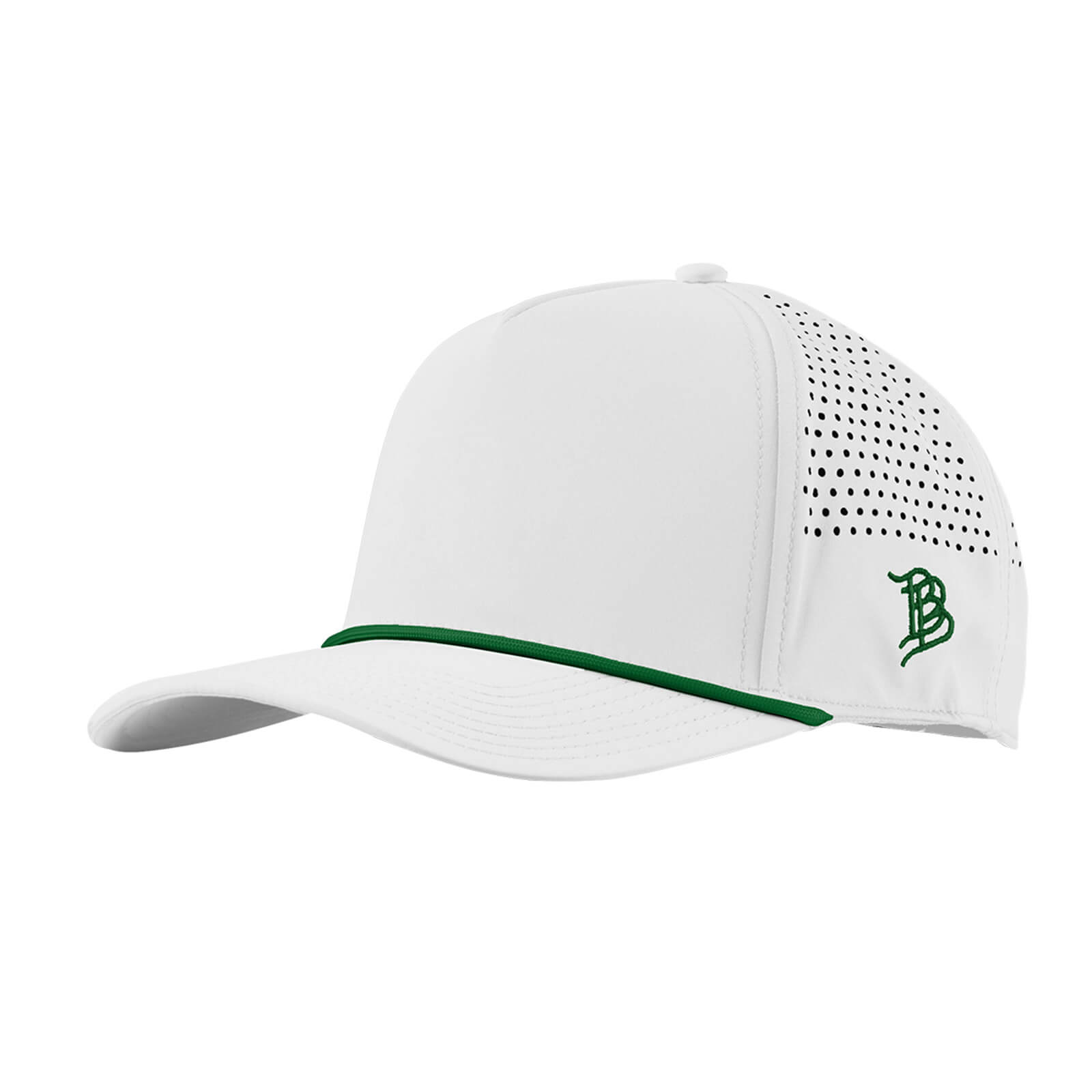 WHITE/KELLY GREEN
