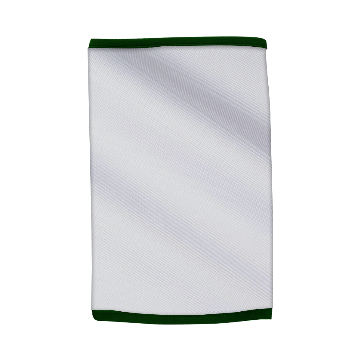 WHITE WITH FOREST GREEN