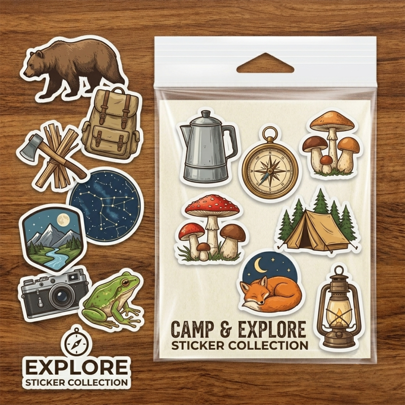 4'' x 4'' or 16'' square inches per sticker