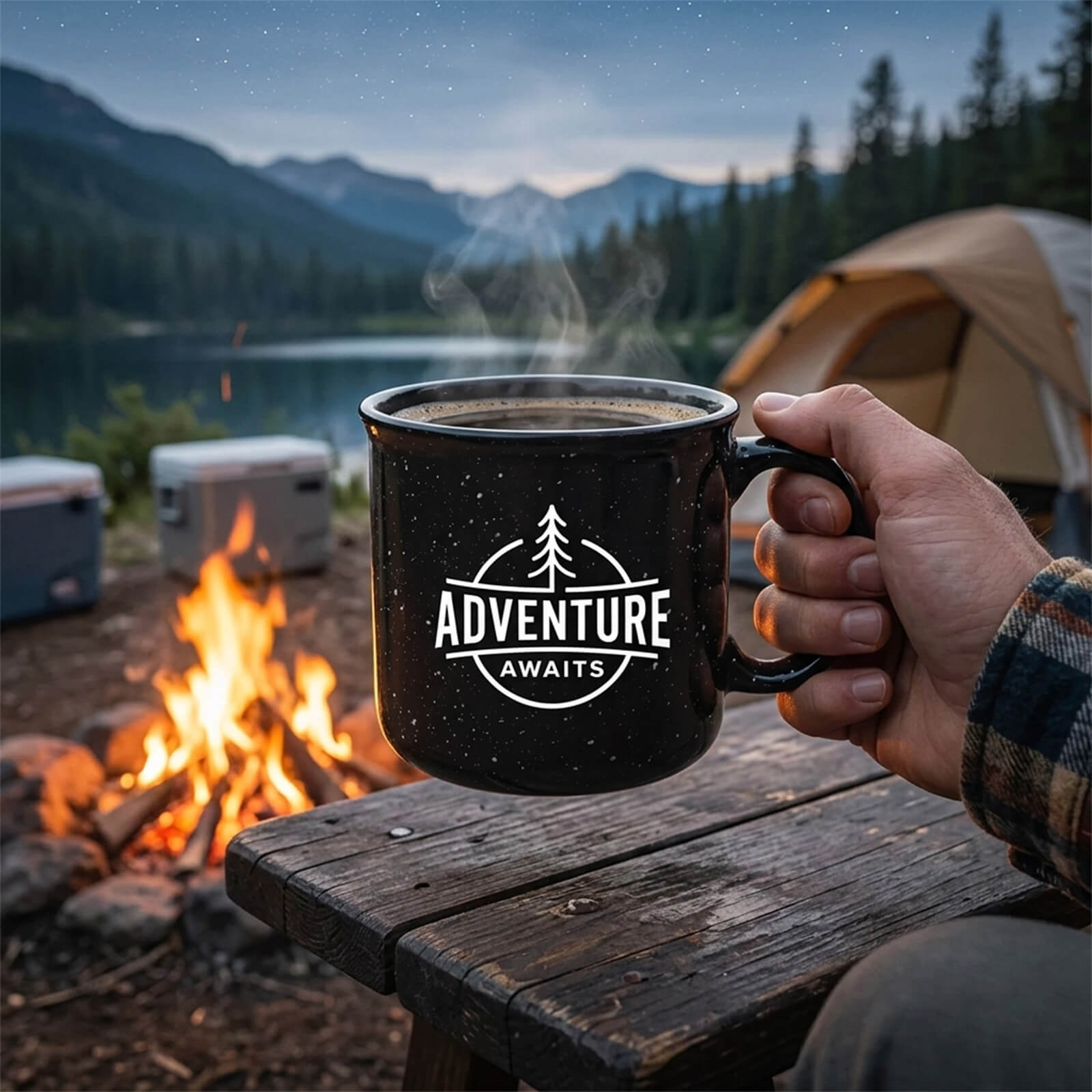 15 oz Campfire Ceramic Mug
