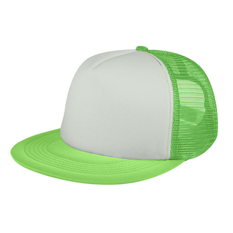 Flat Bill Trucker Cap