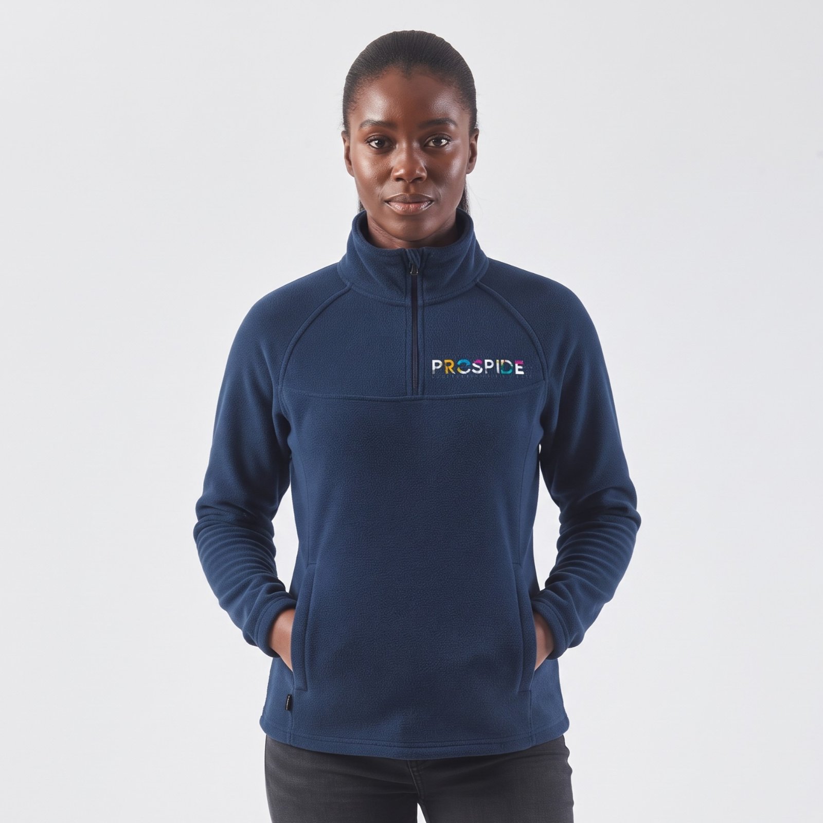 Women's Anti-Pill Fleece Quarter-Zip Pullover
