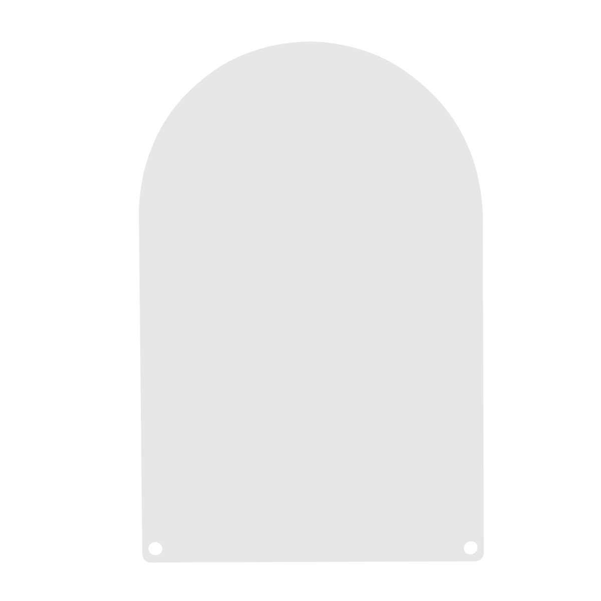 Acrylic Award Arch Rectangle 10\"