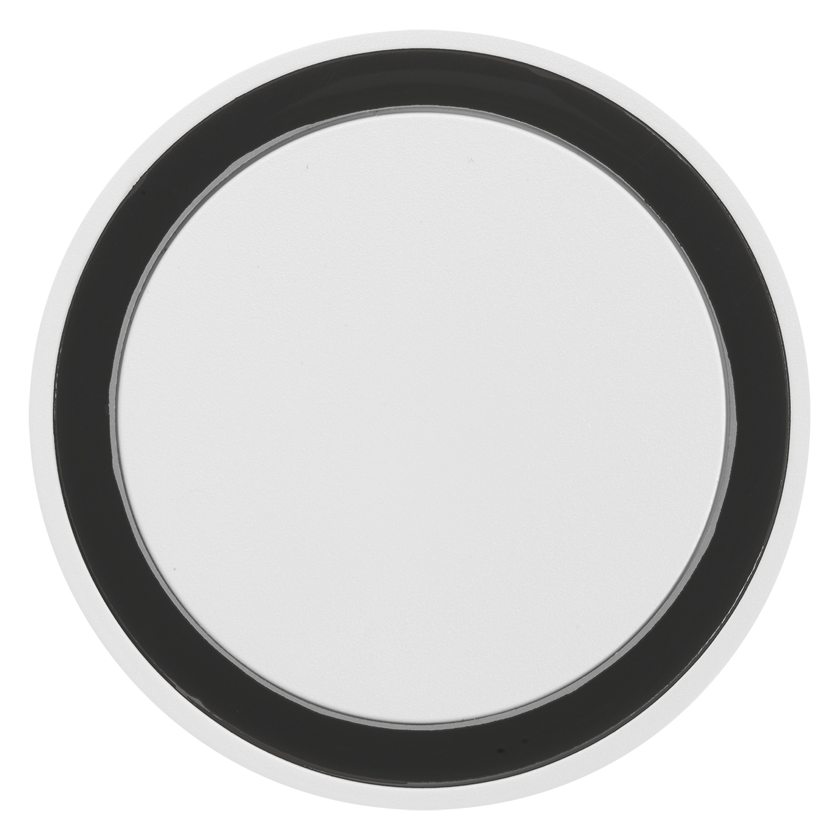WHITE WITH BLACK