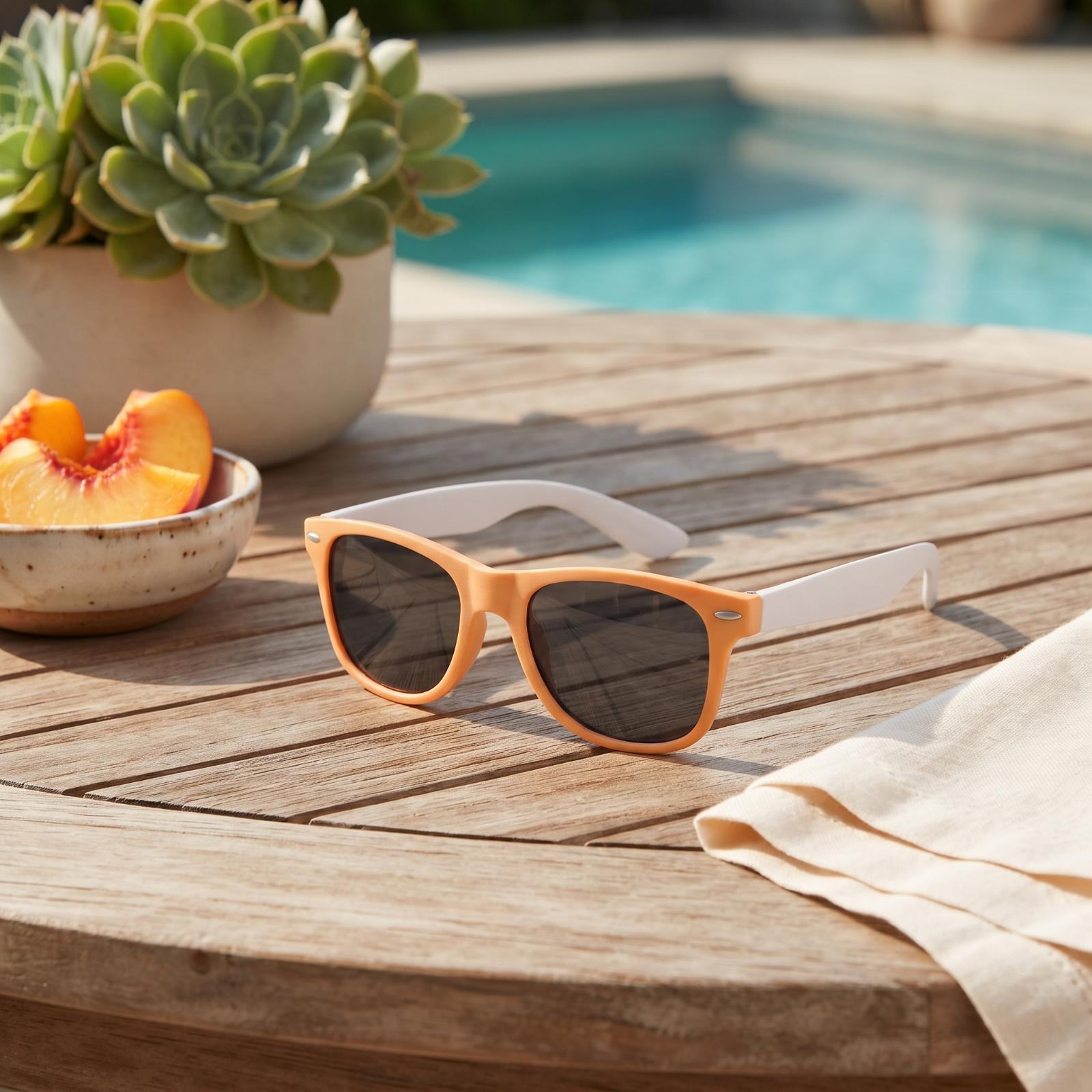 Colorblock Sunglasses With UV400 Protection