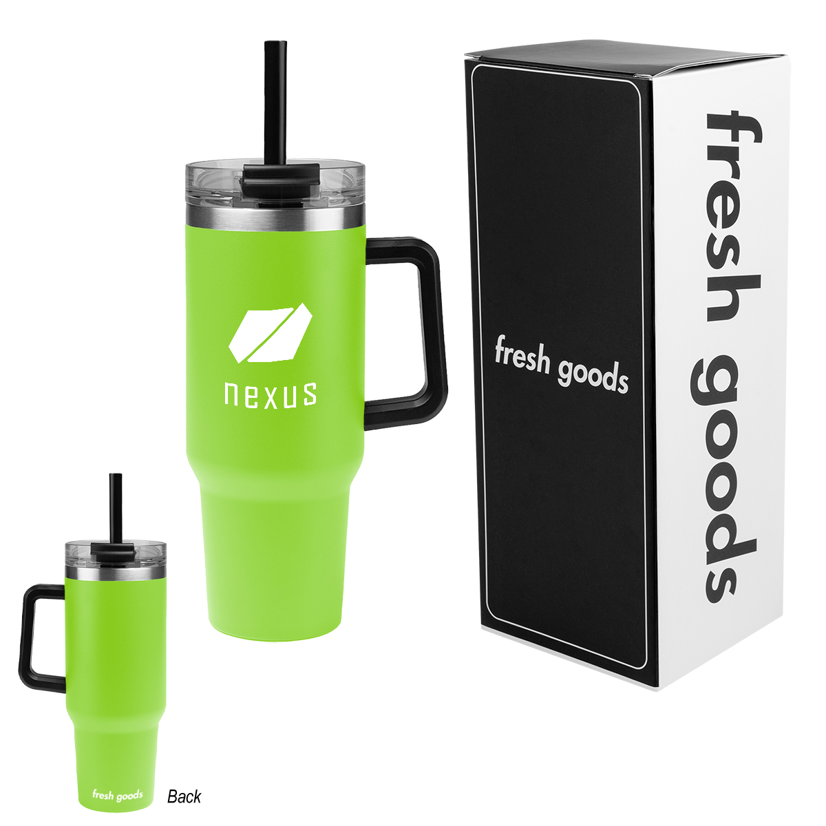 Fresh Goods 40 Oz. Intrepid Stainless Steel Tumbler