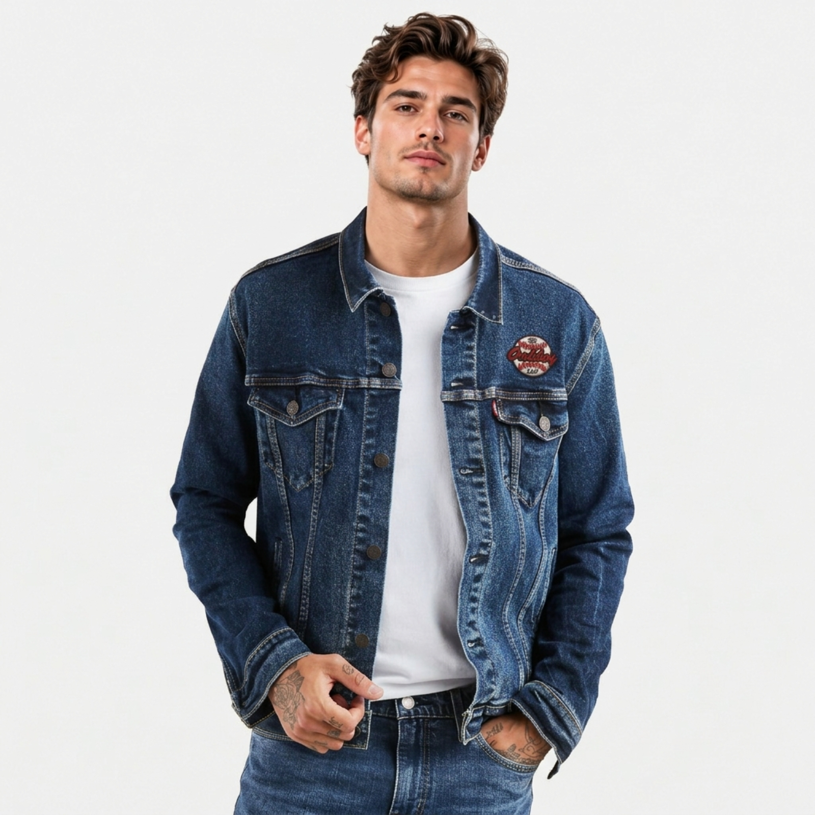 Men's Classic Stretch Denim Jacket