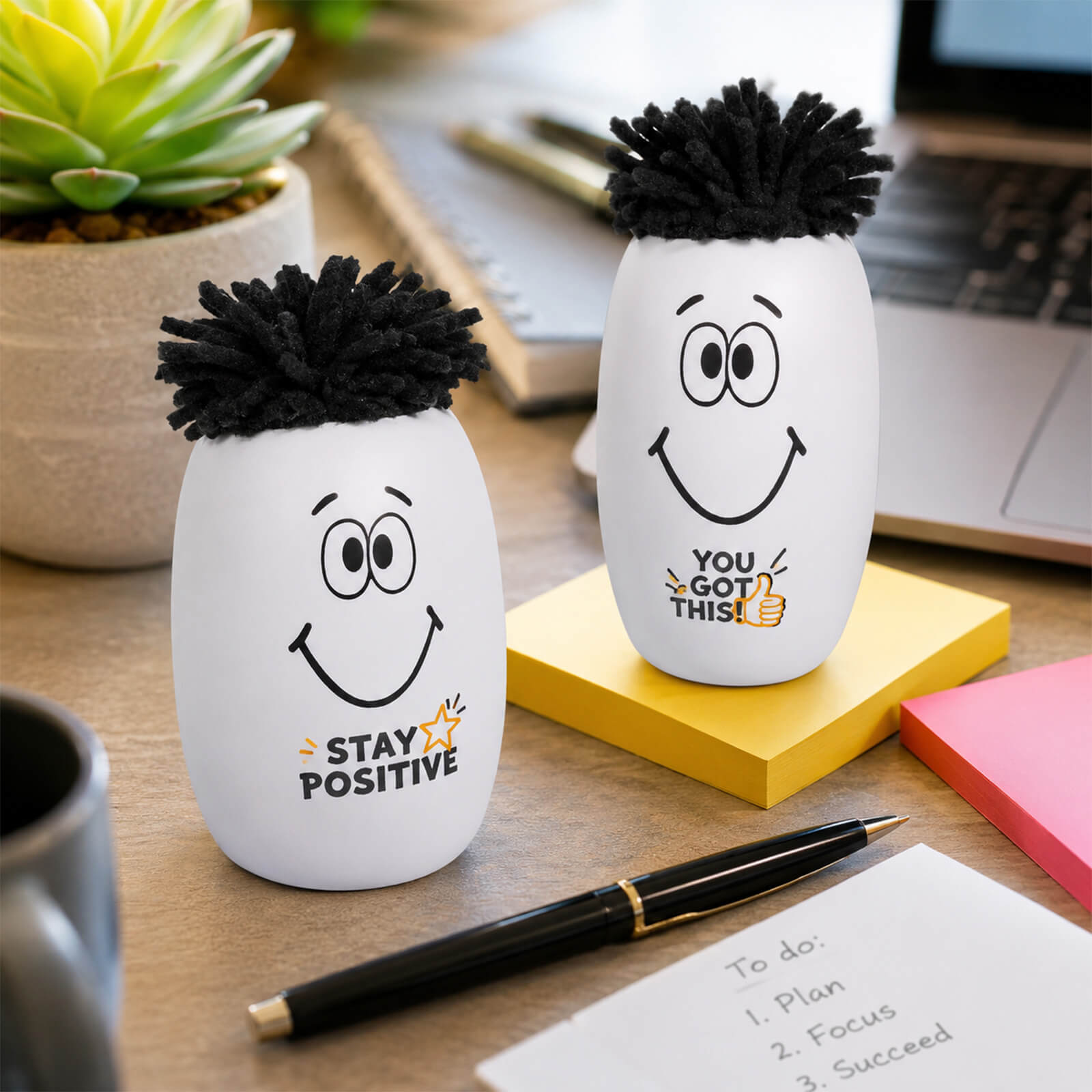 Smiling Oblong Stress Ball