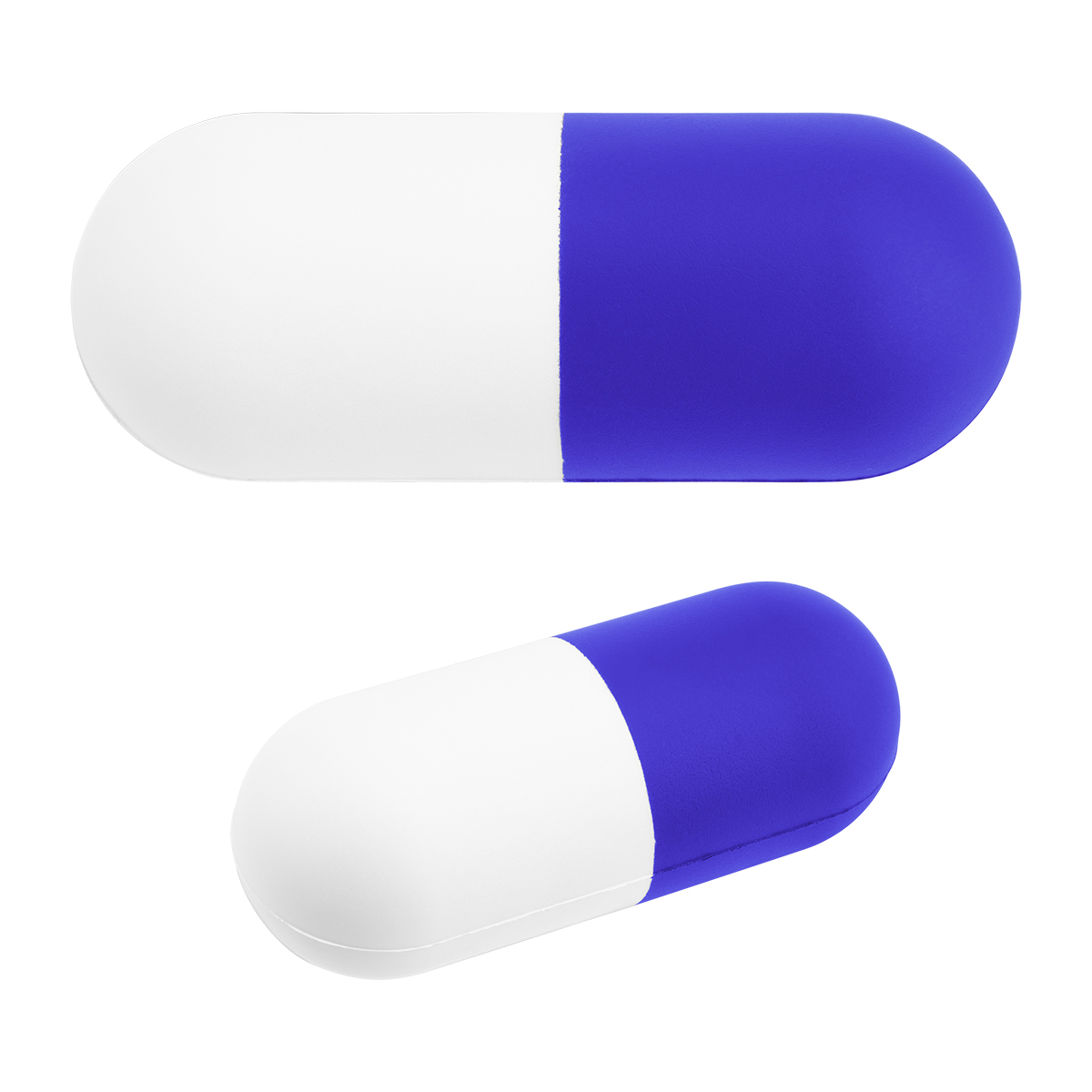 WHITE WITH BLUE