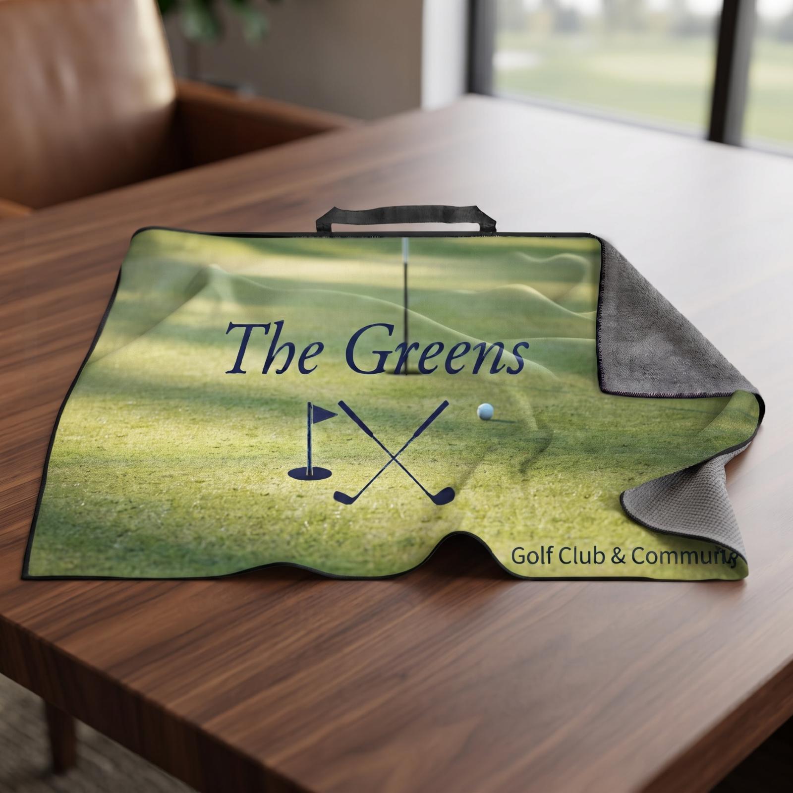 Dual-Texture Microfiber Golf Towel