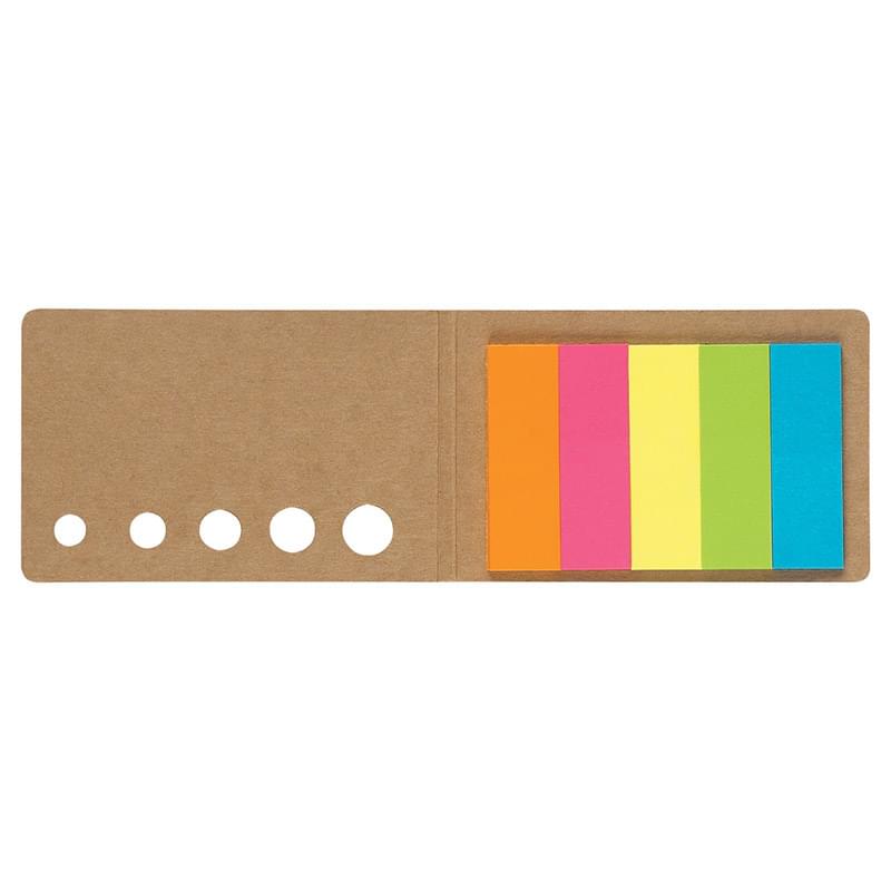 Colorful Sticky Flags in a Case