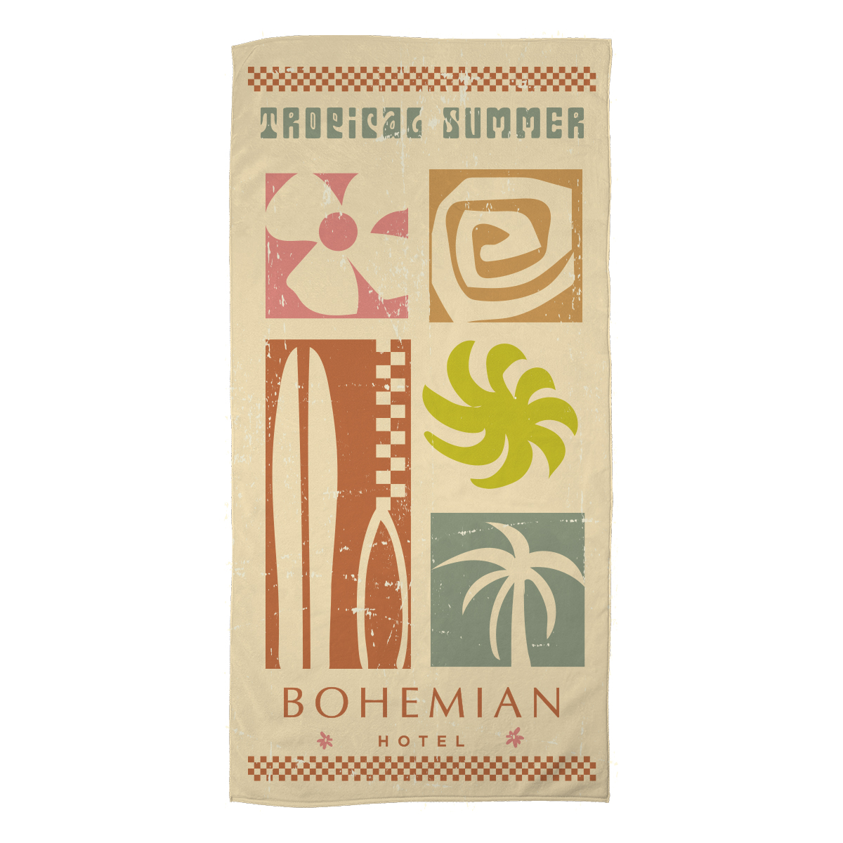 30\" x 60\" Velour Beach Towel