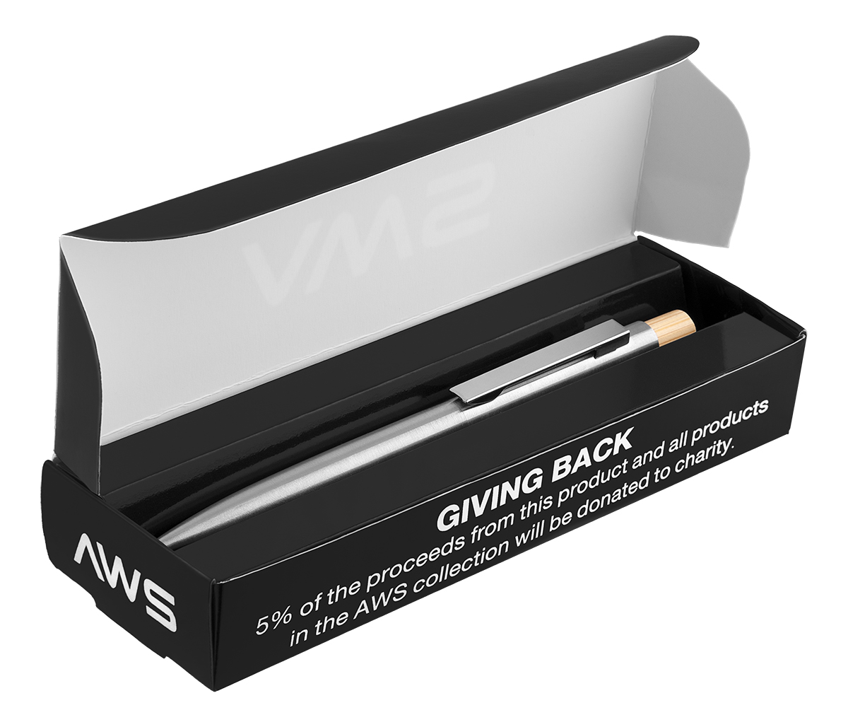 AWS Recycled Stainless Steel Pen