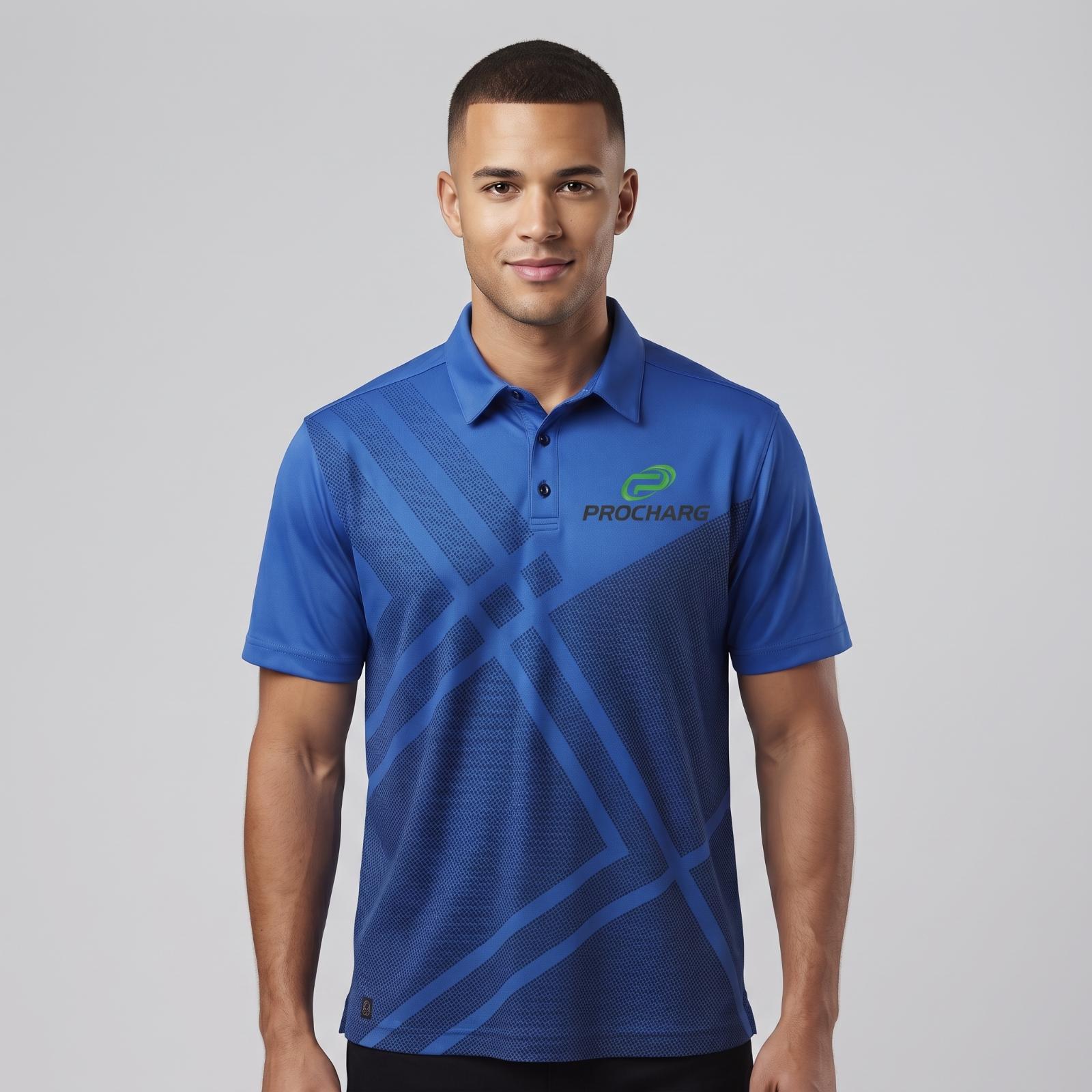 Men's Performance Double-Pique Polo