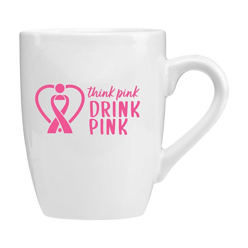 14 oz Ceramic Bistro Mug White