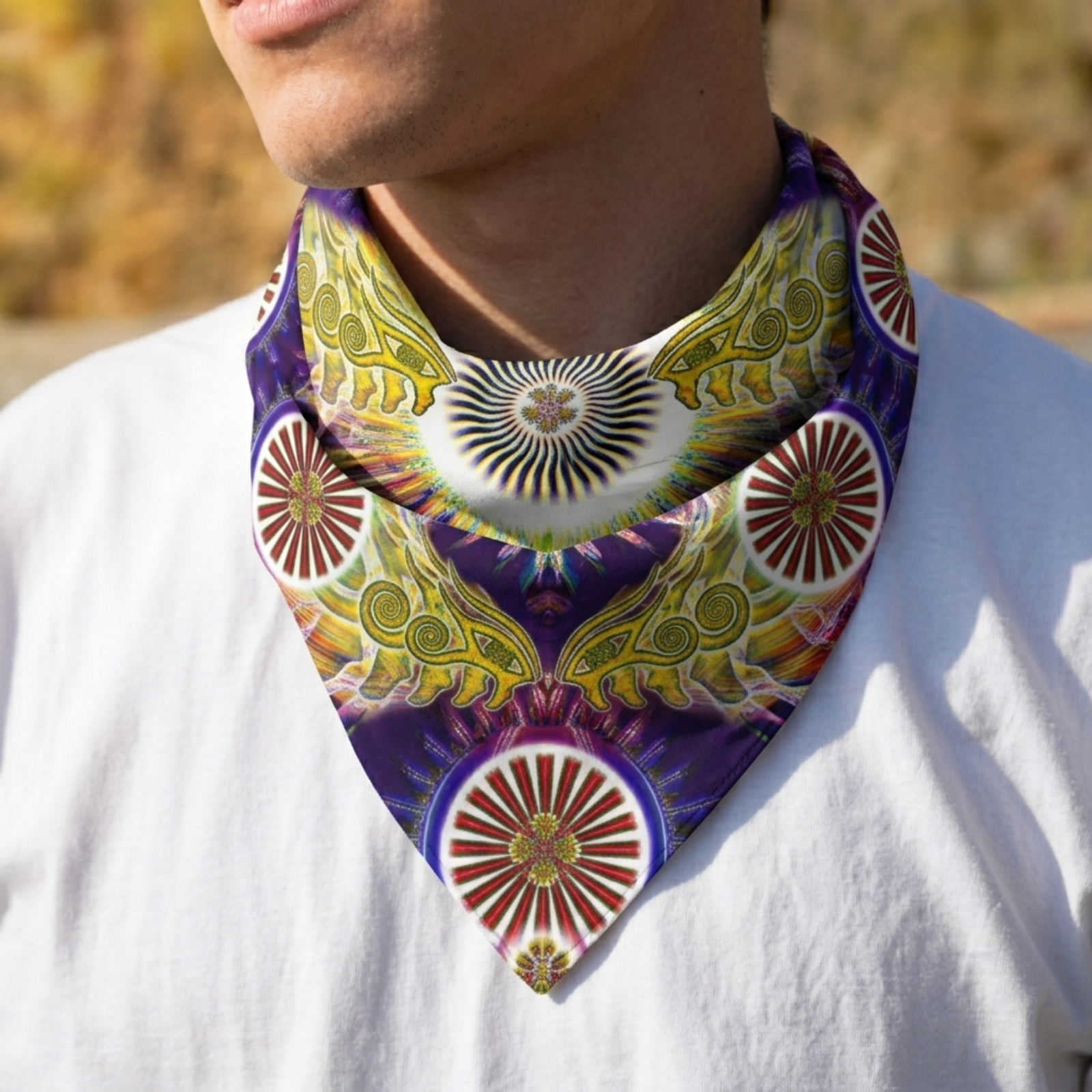 22" Full Color Polyester Bandana