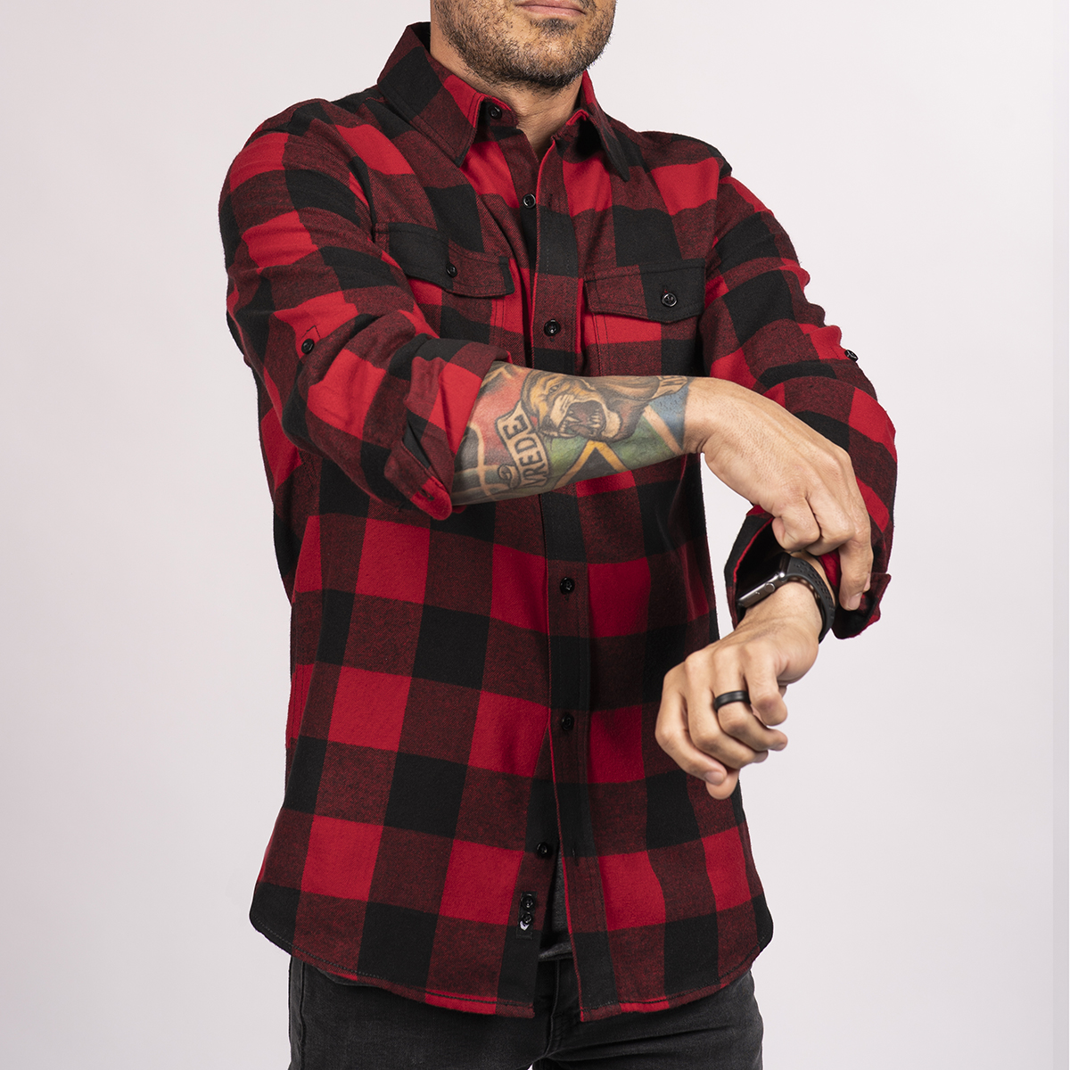 Burnside© The Legendary \"Two Pocket\" Men's Plaid Flannel