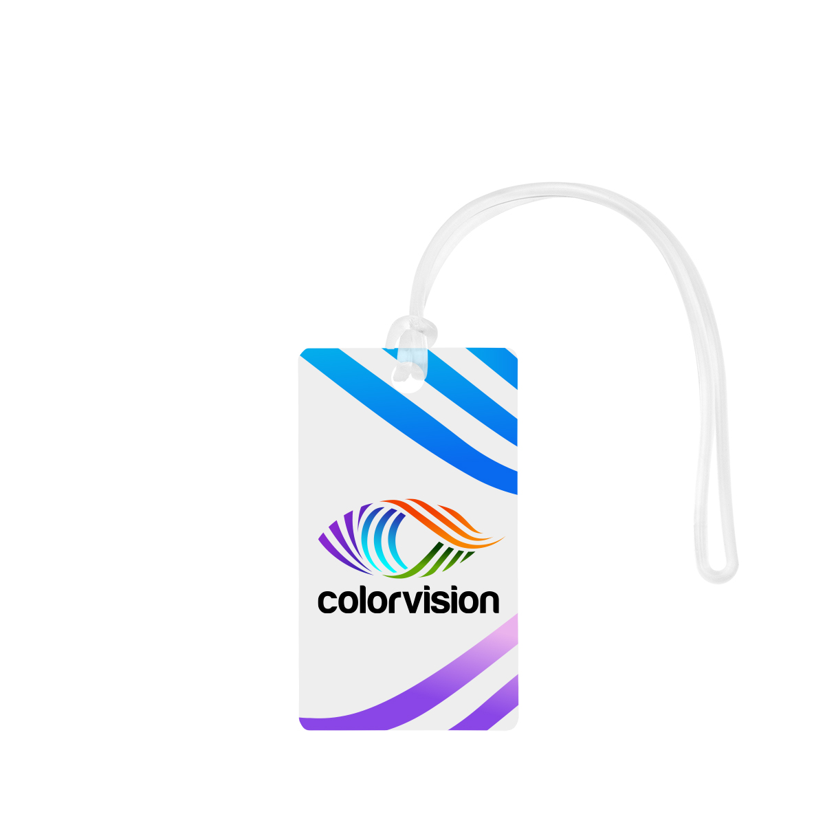 Acrylic Luggage Tag Rectangle