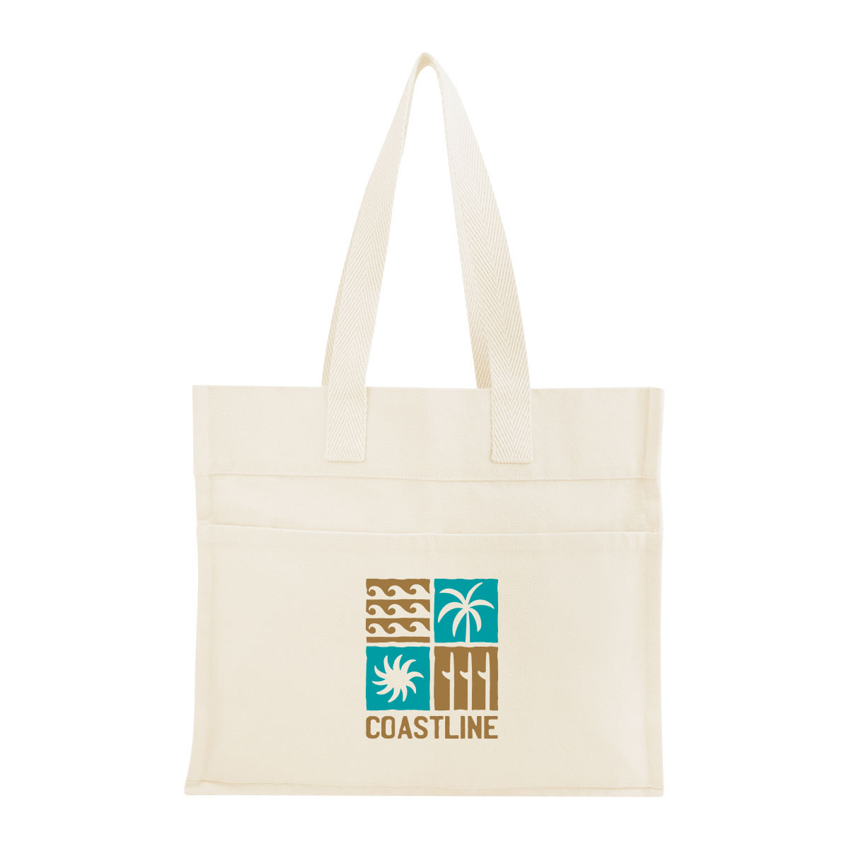 Aware 14 Oz. Recycled Cotton North/South Tote