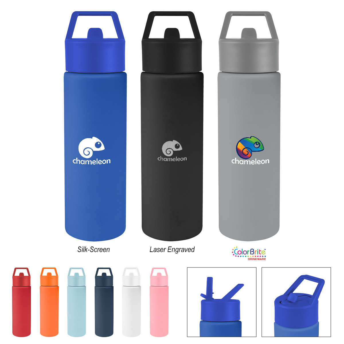 24 Oz. Torrey Recycled Stainless Steel Bottle