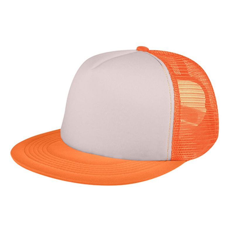 Flat Bill Trucker Cap